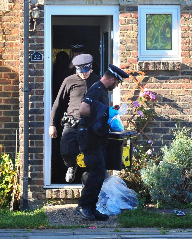  Cops take items from the Kent home of missing mum Sarah Wellgreen