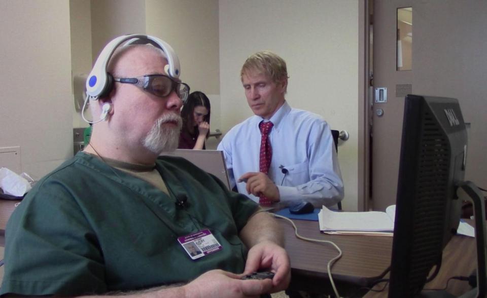  Steven Avery undergoes brain fingerprinting in the second season of Making a Murderer