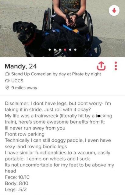  Mandy lays out all the benefits to dating her in a 'disclaimer'