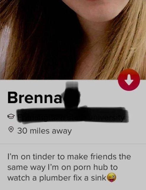  Brenna ensures potential dates understand what she's looking for