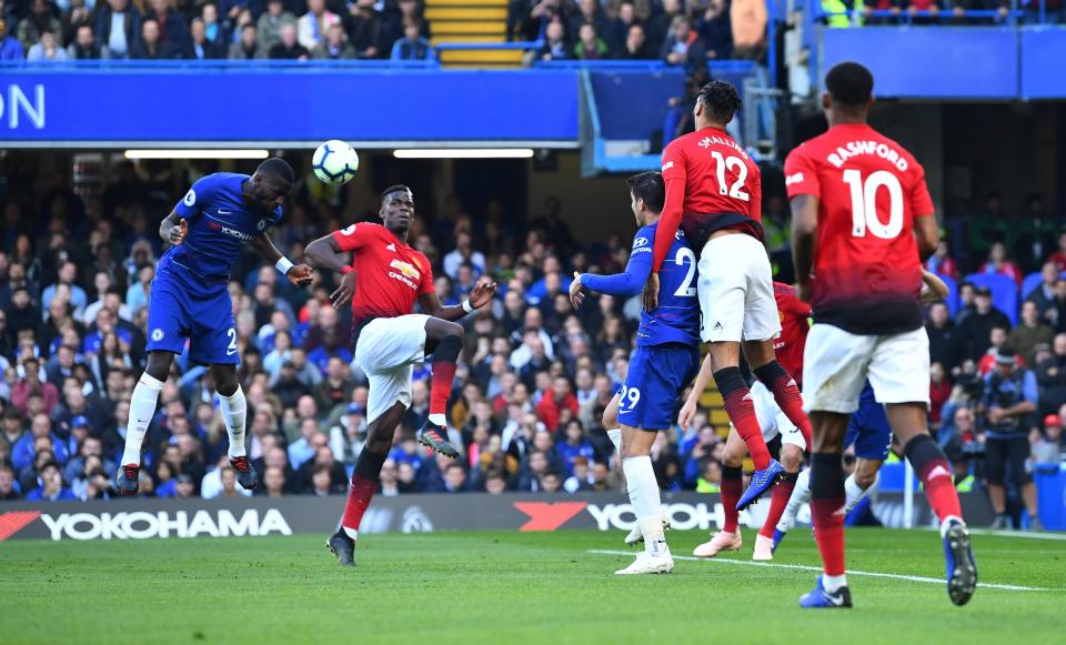  Chelsea centre-back Antonio Rudiger netted the opener at Stamford Bridge