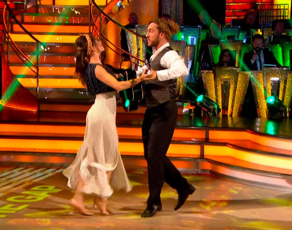  The pair were voted through to next week despite the drama, after a dance-off with Vick Hope and Graziano di Prima