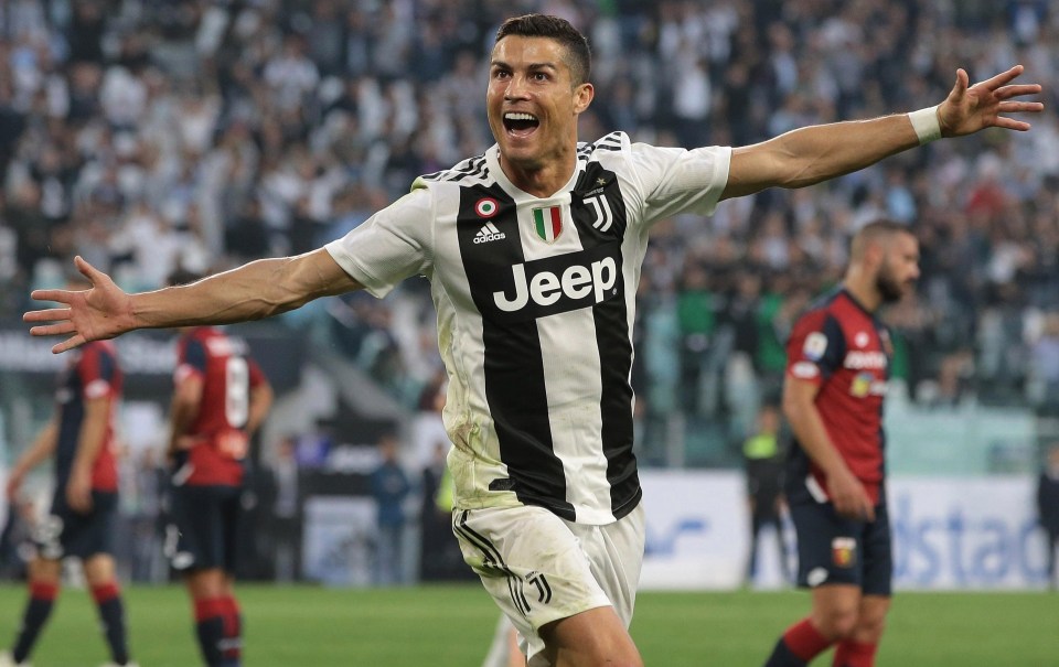 Ronaldo has scored five goals in 10 appearances for Juve so far