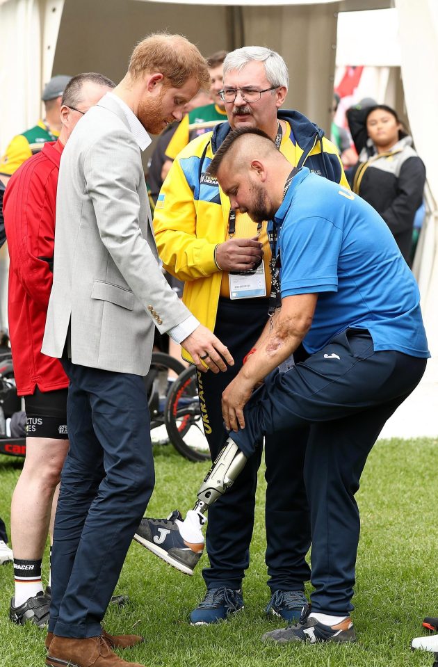  Harry meets Invictus Games competitors