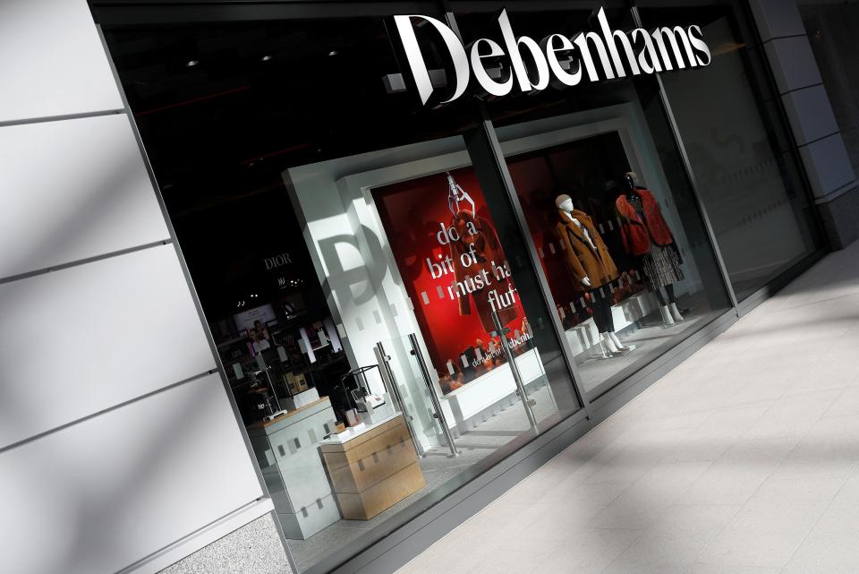  Debenhams has reported its biggest ever loss of nearly £500 million to the year to September 1