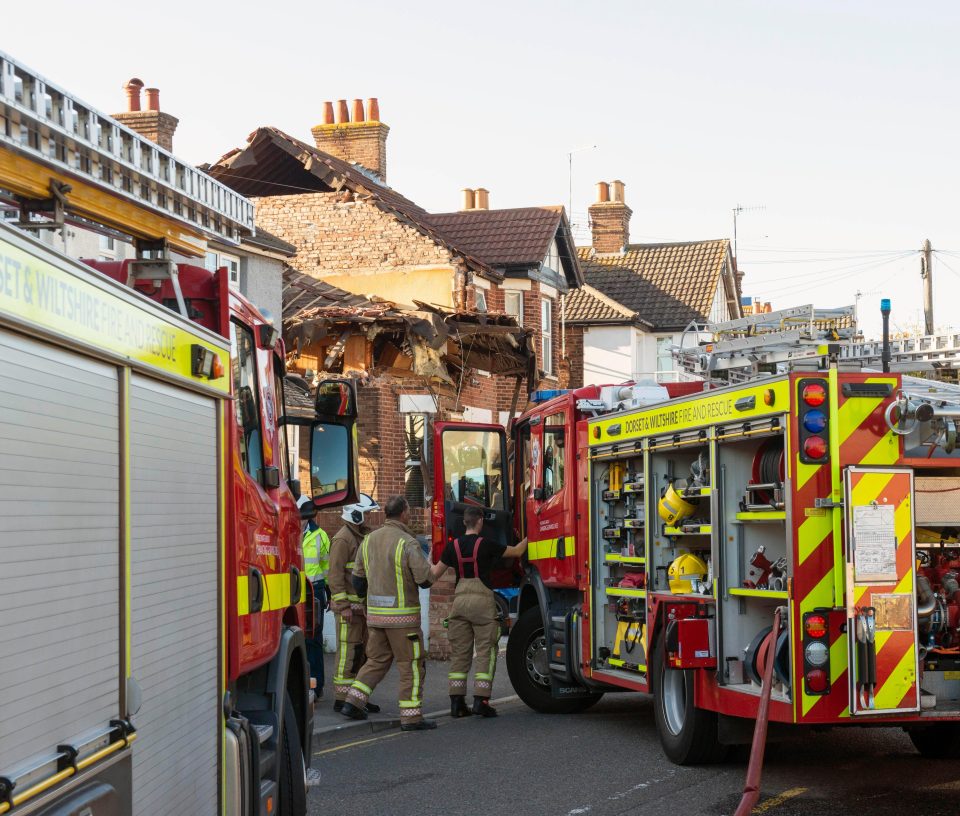  People in houses near the explosion were told to evacuate their homes as a cordon was set up around the area