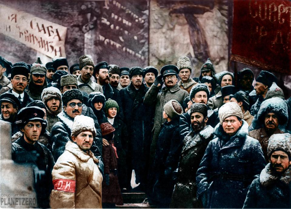  The second anniversary of the October Revolution in Moscow, 1920