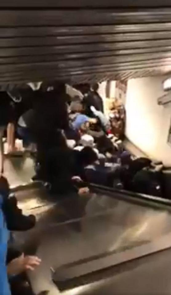 Rome escalator collapse