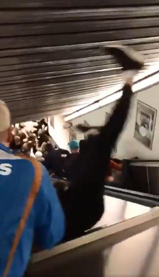 Rome escalator collapse