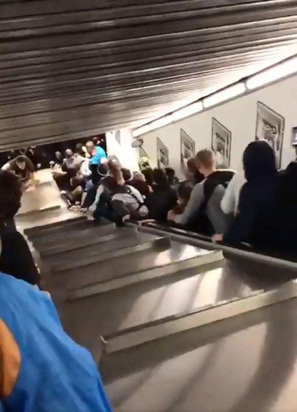 Rome escalator collapse