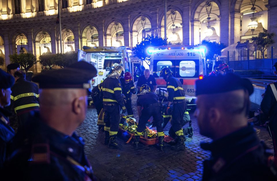 Rome escalator collapse