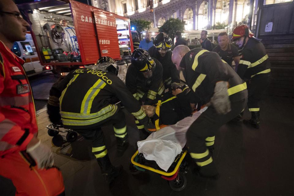 Rome escalator collapse