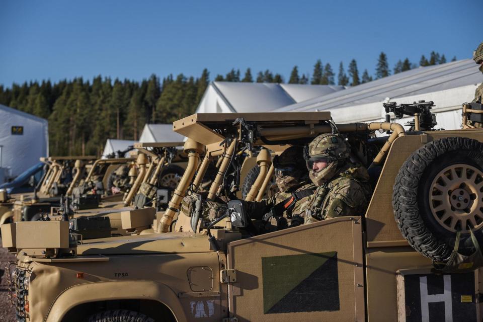  British Army troops of the of the 4th Infantry Brigade, The Black Rats take part in Exercise Trident Juncture