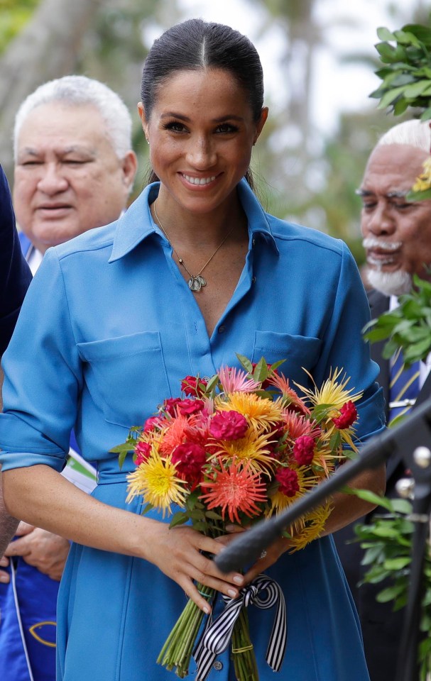 Meghan visited Tupou College, which is the oldest secondary school in the Pacific, founded by a British missionary in 1866