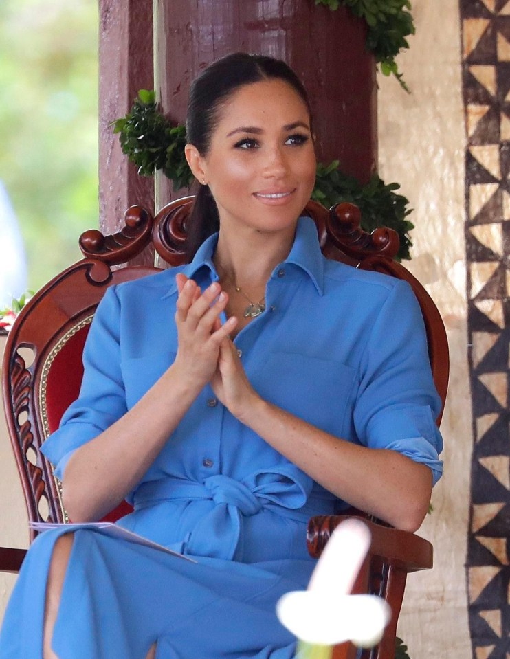 Meghan was glowing on her second day in Tonga