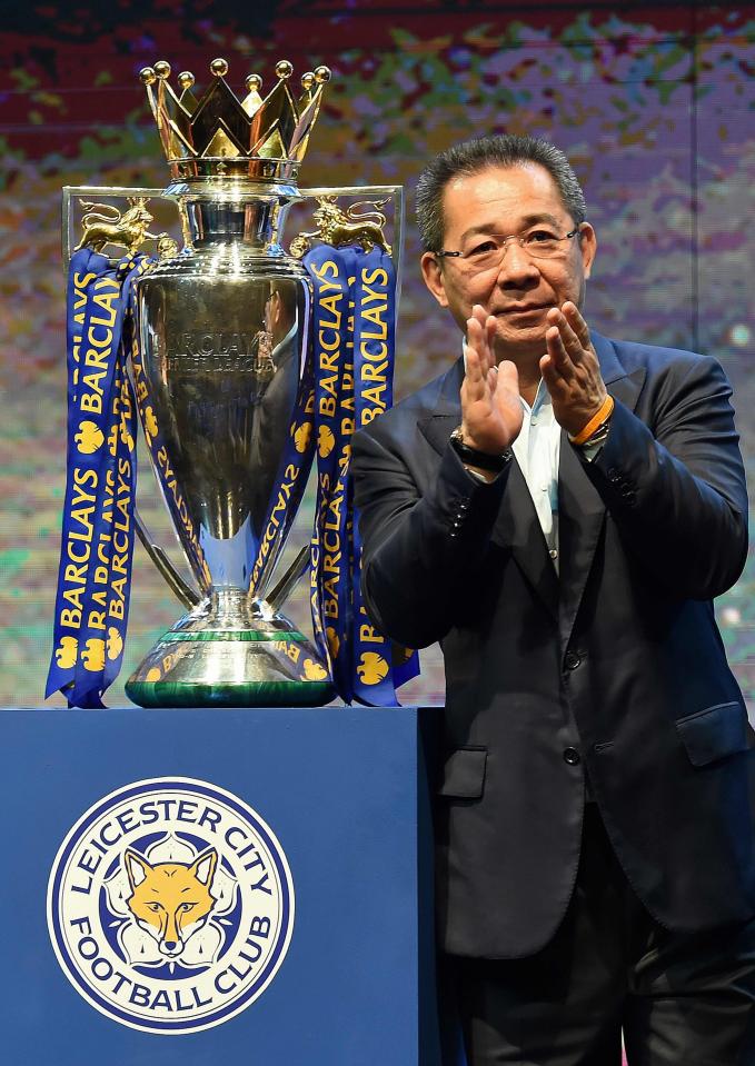  Vichai Srivaddhanaprabha helped lead Leicester to famous 2015-16 title win