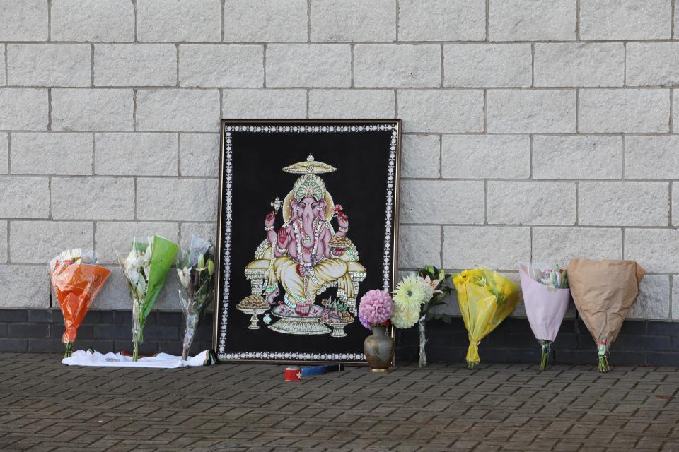  Flowers appeared at King Power stadium this morning