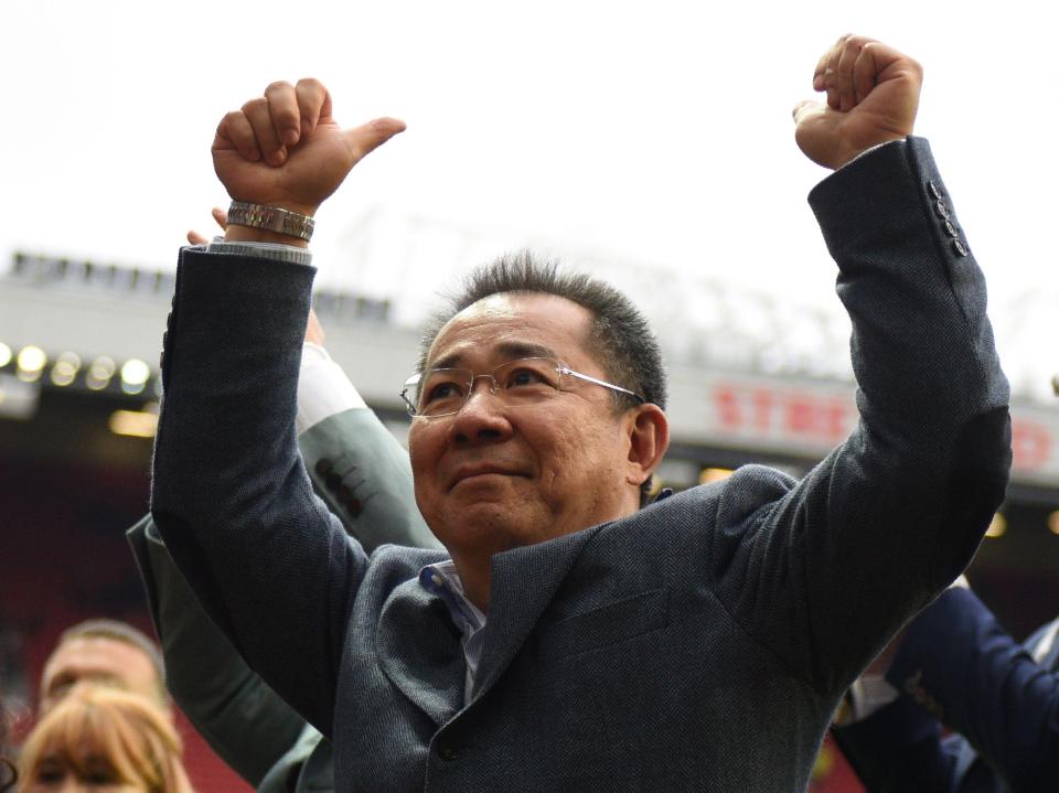  Leicester owner Vichai Srivaddhanaprabha died after his helicopter crashed outside the King Power Stadium last night