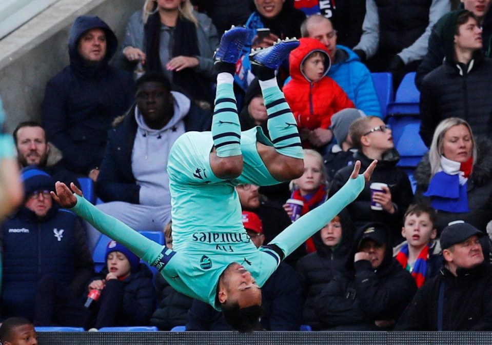 Granit Xhaka looked over the moon with his sensational equaliser