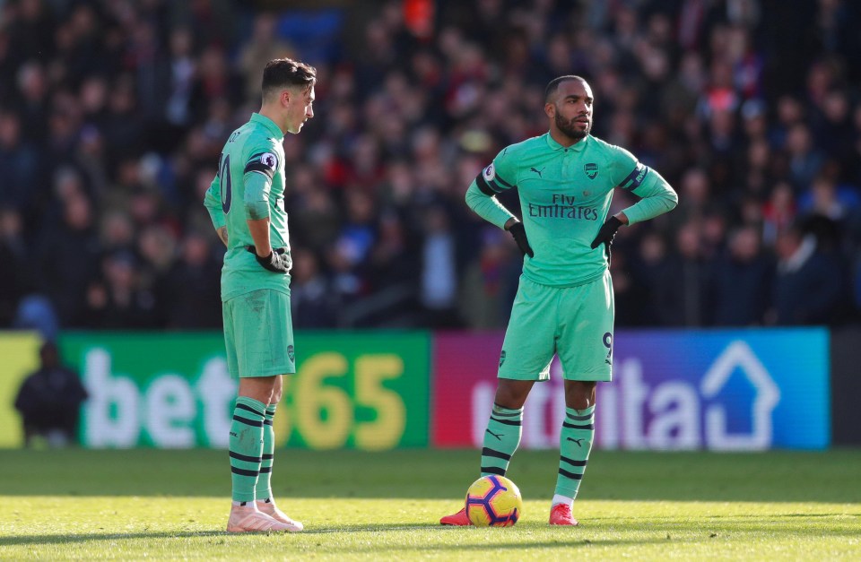 Arsenal could barely believe they'd let slip their 2-1 lead at Selhurst Park