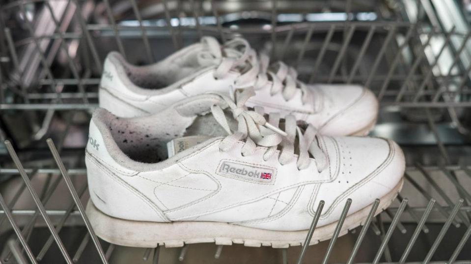 Freshen up your trainers with a cycle in the dishwasher