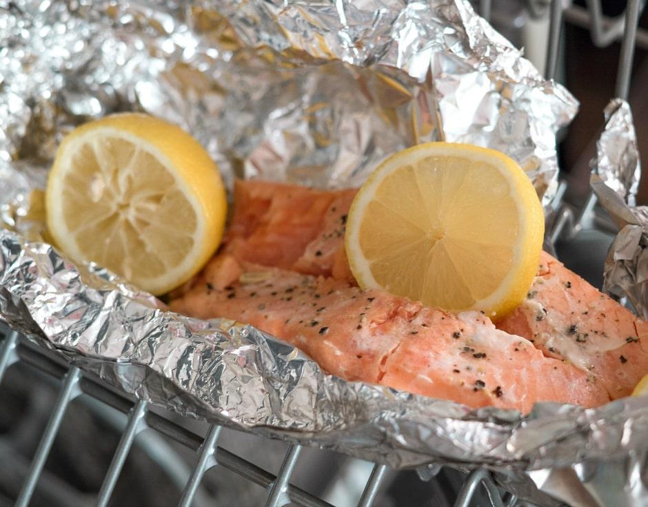 Try cooking salmon in your dishwasher