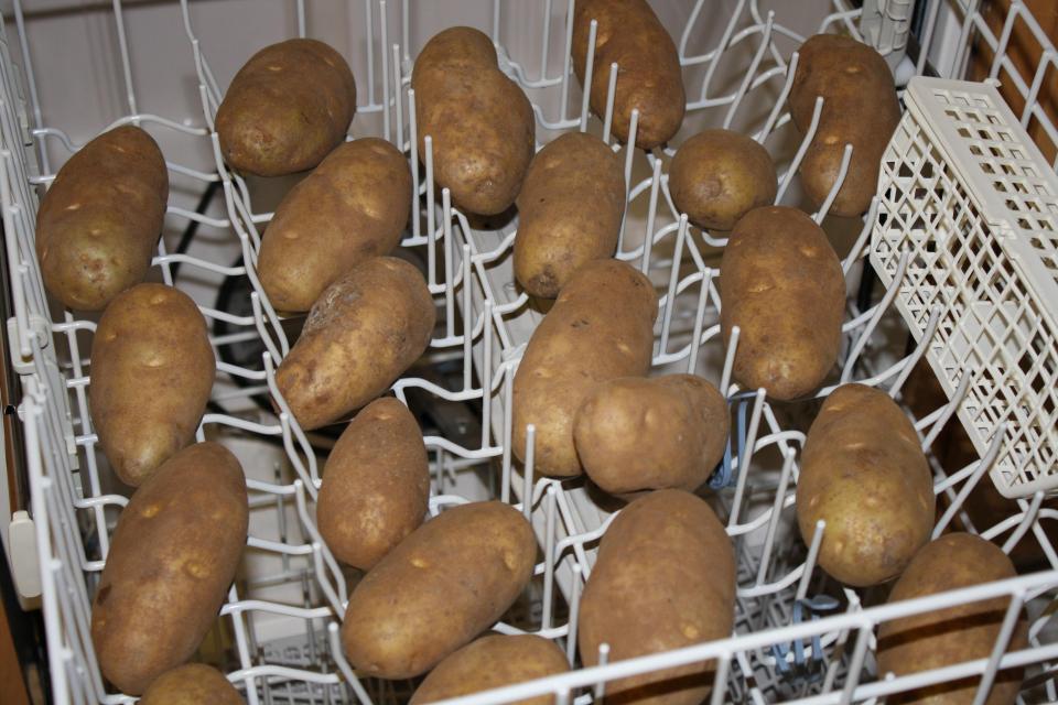 Use your dishwasher to wash your veg