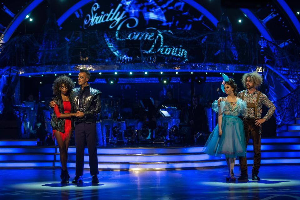  Seann Walsh and Katya Jones have been voted off Strictly Come Dancing