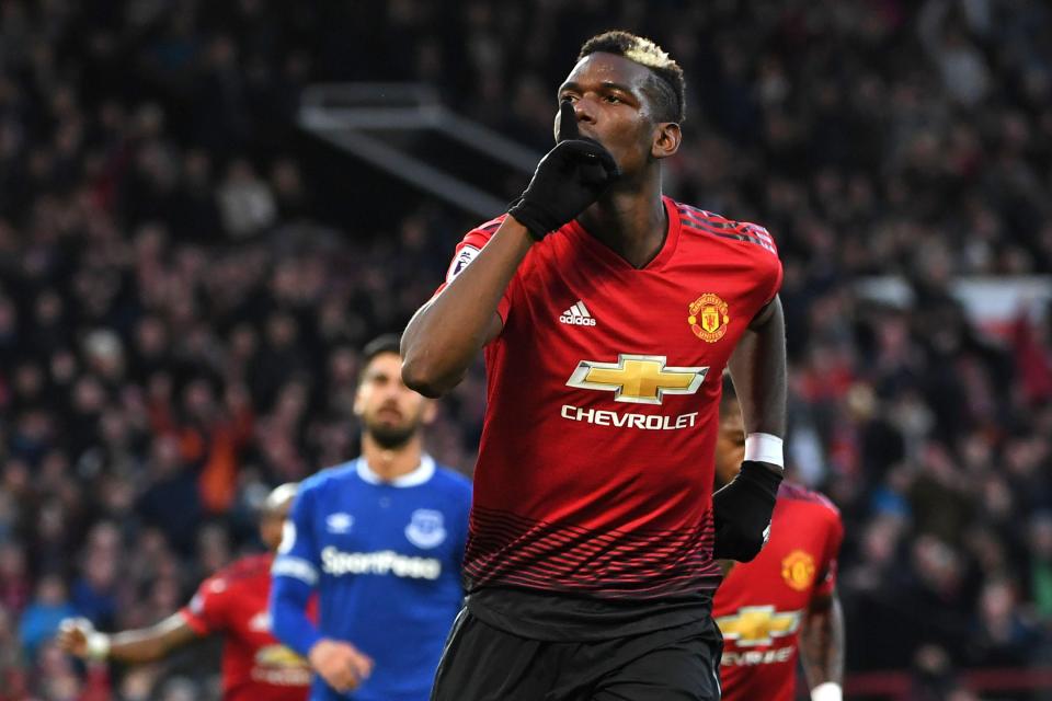  Paul Pogba was praised by Graeme Souness for his first-half performance