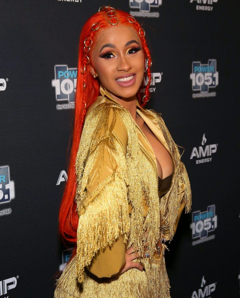 Cardi B (above) claimed the band had asked to work with her first in a video slamming Nicki on Monday