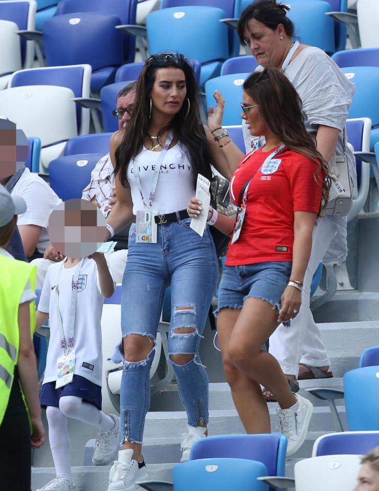  She joined her beau at World Cup 2018 and stood pride of place among the other England Wags