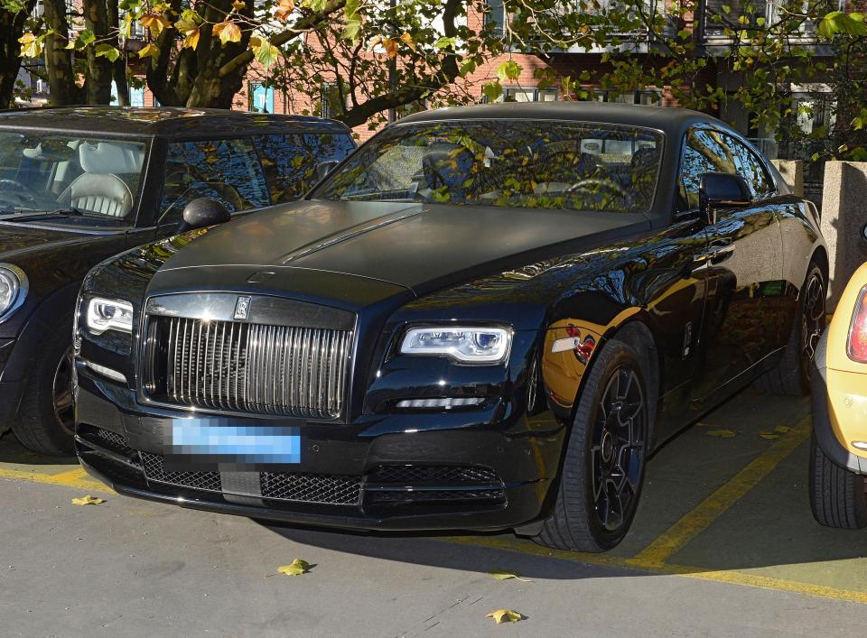  The France international arrived at court in a £300,000 Rolls-Royce