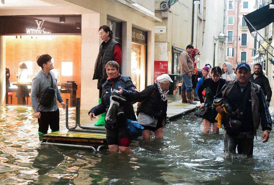  Venice has been hit by a series of increasingly severe floods in recent years