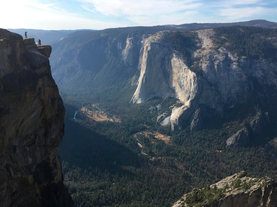  The couple fell 800ft from Taft Point in Yosemite