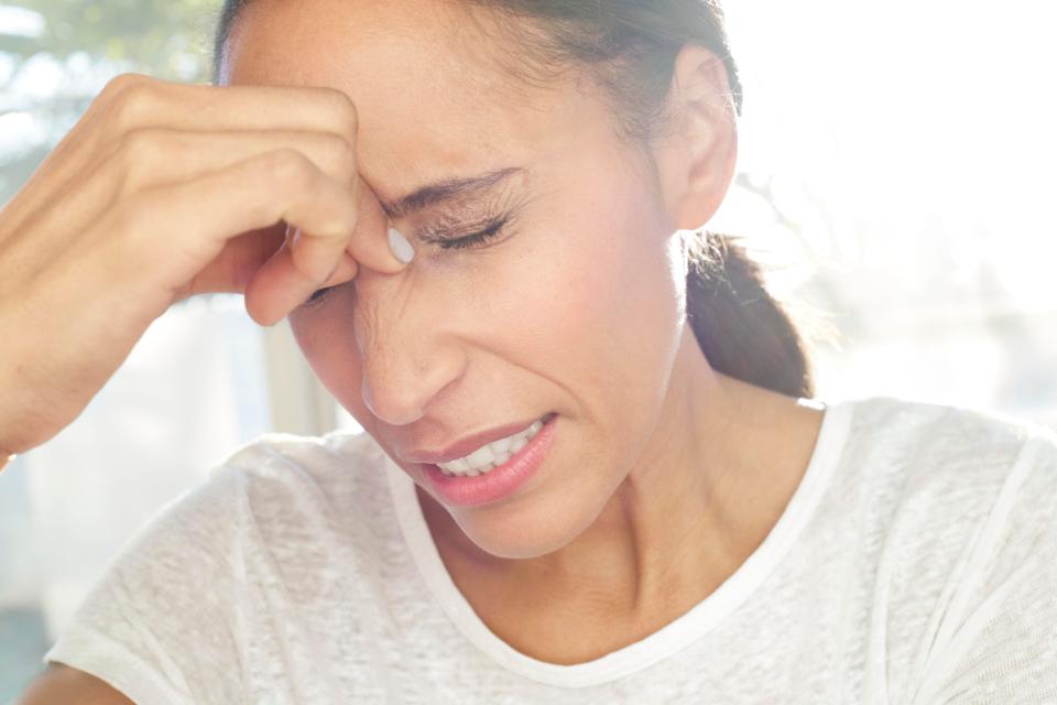  A migraine causes intense throbbing pain that may make you throw up