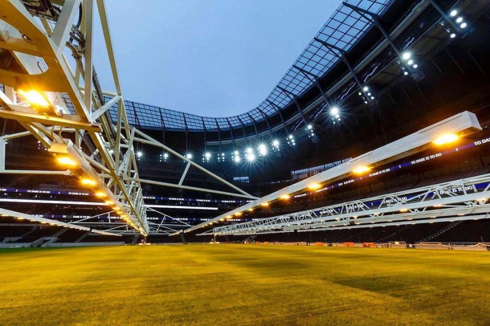  Spurs' new stadium is now expected to be ready in January