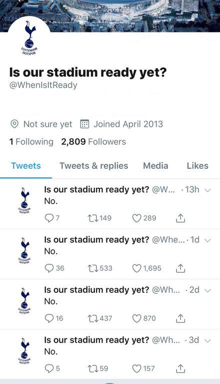 Spurs are being trolled by their great rivals in north London