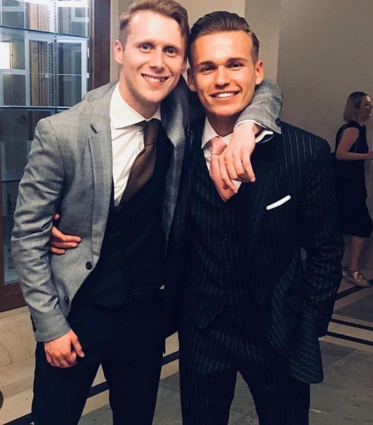  Jamie Borthwick, left, has revealed that he is related to his former EastEnders co-star Charlie Winter, right