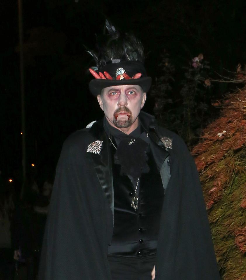  Boris Becker served up a spooky look