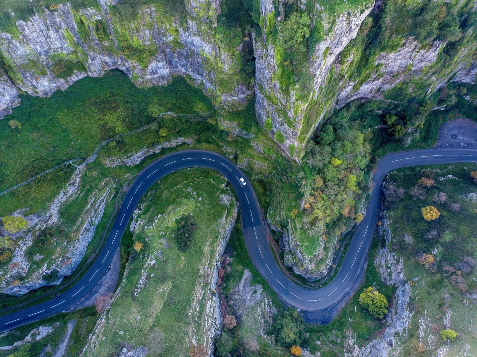 The B3135 road from Cheddar to Ashwick has been named the best road for driving in the UK