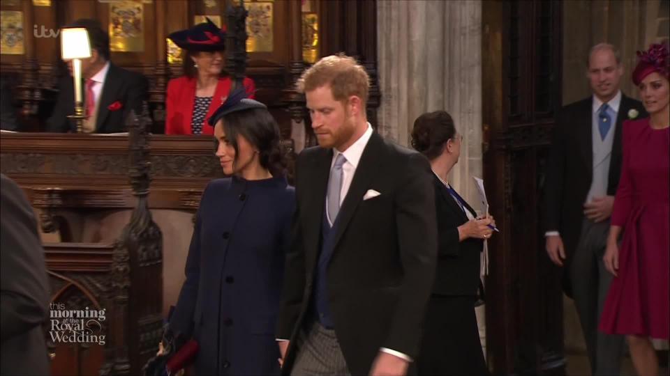 Meg and Harry in St George's Chapel