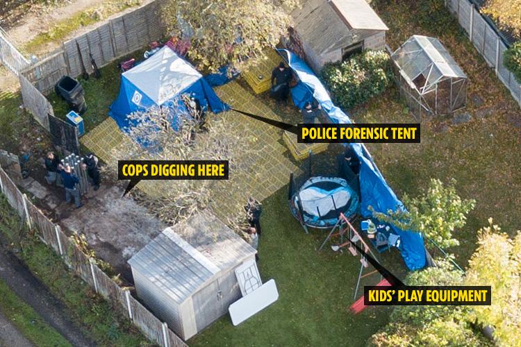  Cops searching for the body of Suzy Lamplugh have began digging up the garden of the prime suspect's mum