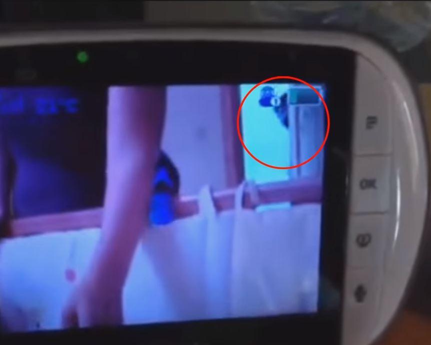  Those watching the video on YouTube wondered whether this 'apparition' circled above was fake or not