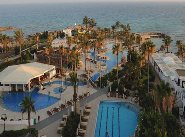 The 5H Adams Beach Hotel in Cyprus is offering seven nights’ B&B from £870pp, including flights 