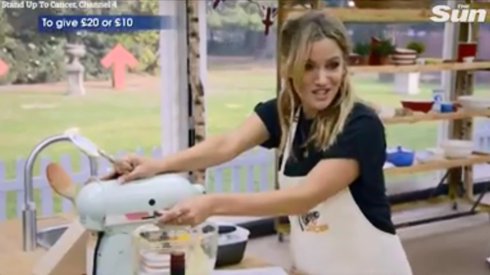  Caroline Flack will also be competing on the star-studded spin-off of the popular Channel 4 baking show