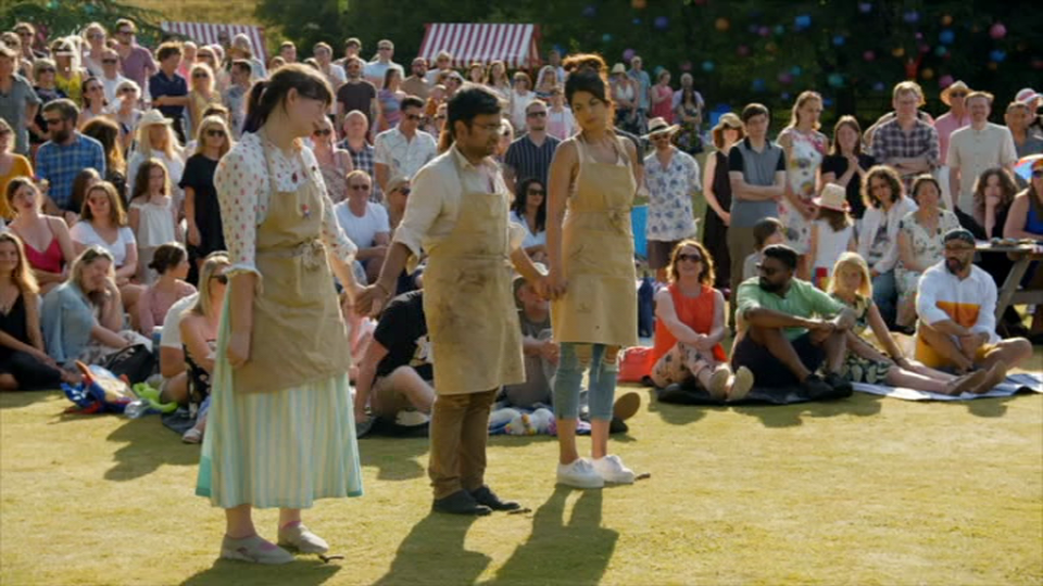  The final will air next Tuesday, and will see either Kim-Joy, Rahul or Ruby take the title (pictured L-R)