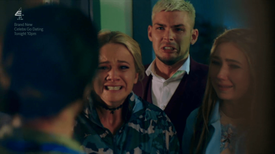  Leela, Ste and Peri were devastated by the loss