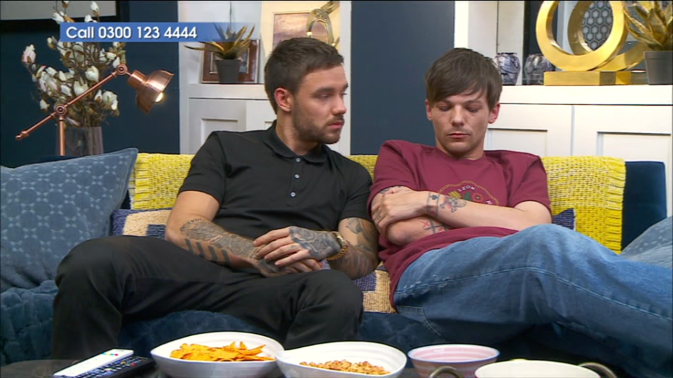  Liam checked that Louis was OK