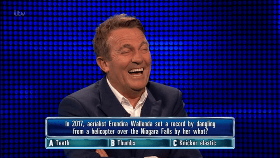  Bradley Walsh could not stop laughing on today's The Chase