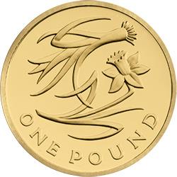  The coin features a daffodil - the national flower of Wales